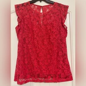 White House Black Market Lace Top